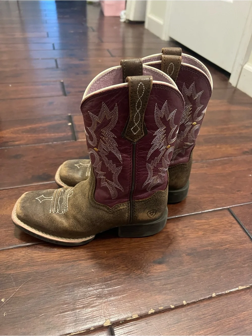 Girl’s Ariat Leather Western Boots